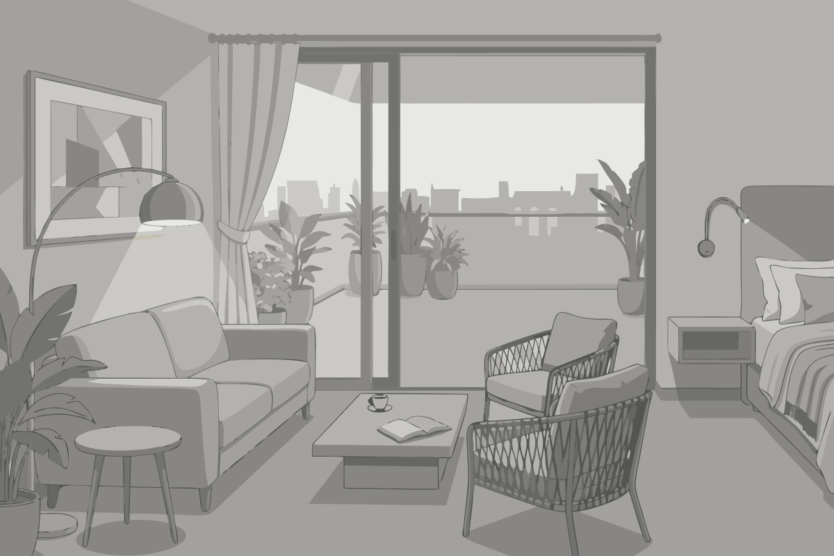 Apartament rodzinny z 2 sypialniami